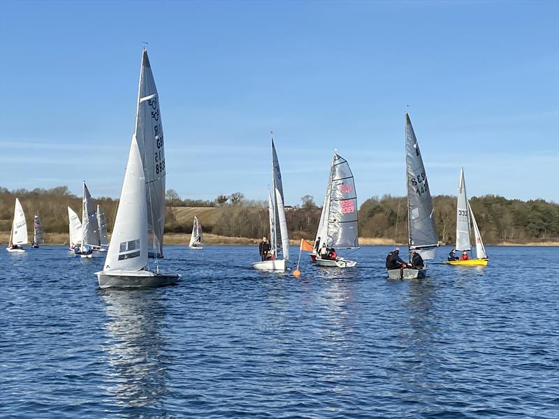 Steve Nicholson Trophy 2022 photo copyright Maria Elvira Franco taken at Northampton Sailing Club and featuring the 505 class