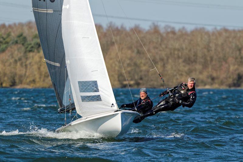 505 class at the Ovington Inland Championship 2022 photo copyright Paul Sanwell / OPP taken at Grafham Water Sailing Club and featuring the 505 class