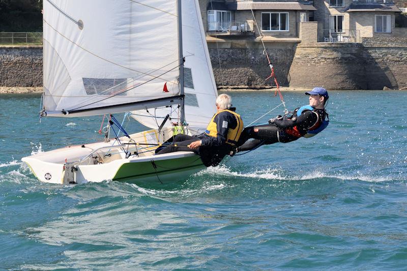 Salcombe YC Sailing Club Series Race 1 photo copyright Lucy Burn taken at Salcombe Yacht Club and featuring the 505 class