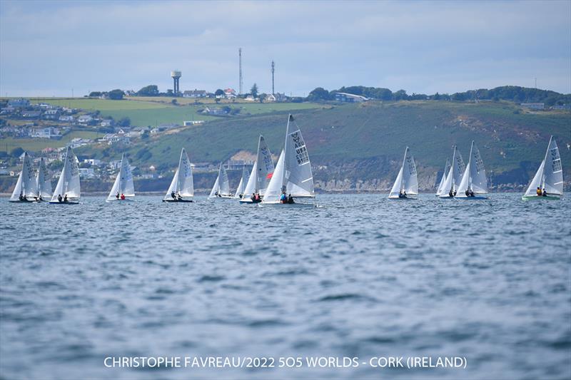 505 Pre-Worlds at Crosshaven Day 2 photo copyright Christophe Favreau / www.christophefavreau.com taken at Royal Cork Yacht Club and featuring the 505 class