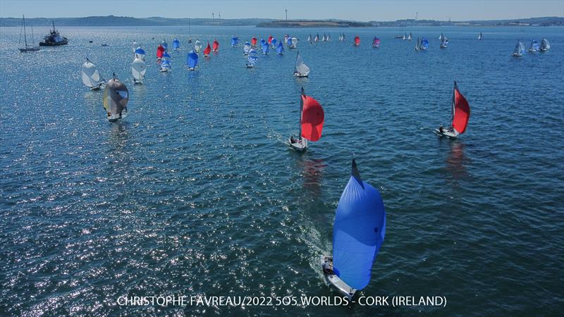 It looked promising for a while on 505 Worlds at Crosshaven Day 3 - photo © Christophe Favreau / www.christophefavreau.com