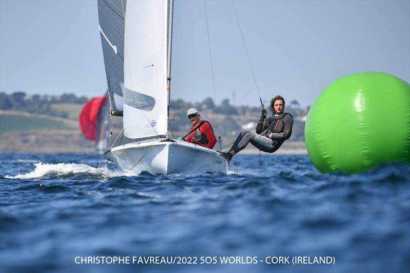 Finally some breeze on day 5 of the 505 Worlds at Crosshaven photo copyright Christophe Favreau / www.christophefavreau.com taken at Royal Cork Yacht Club and featuring the 505 class