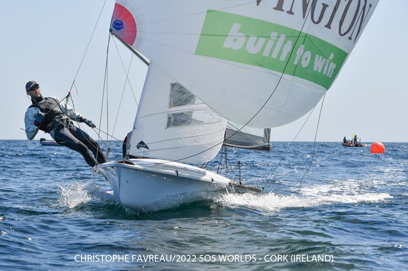 Finally some breeze on day 5 of the 505 Worlds at Crosshaven photo copyright Christophe Favreau / www.christophefavreau.com taken at Royal Cork Yacht Club and featuring the 505 class