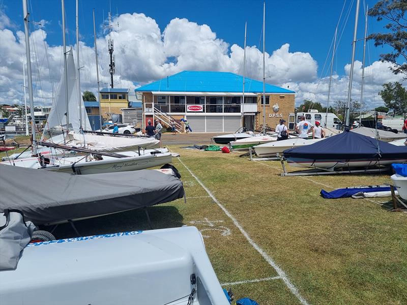 DPSS rigging lawn - Ronstan Australian Championships photo copyright Jordan Spencer taken at Darling Point Sailing Squadron and featuring the 505 class