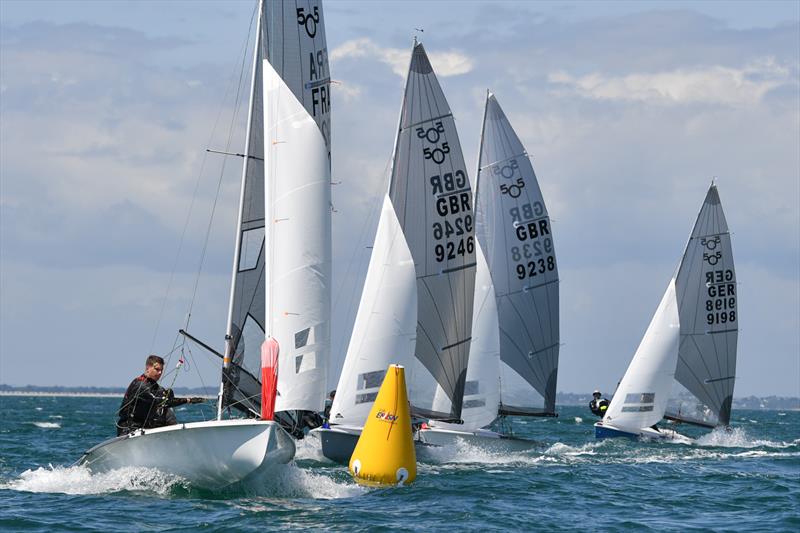 505 Europeans at Quiberon, France photo copyright Christophe Favreau / www.christophefavreau.com taken at  and featuring the 505 class