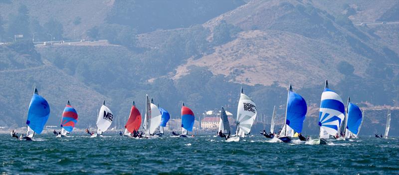 5O5 Pre-Worlds and North American Championship in San Francisco Bay photo copyright Bryan McDonald taken at St. Francis Yacht Club and featuring the 505 class