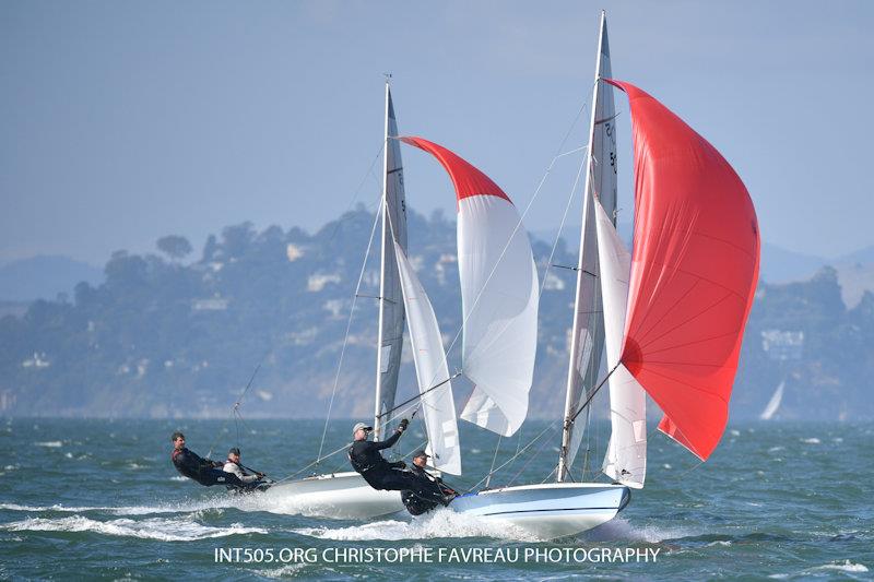 2023 5O5 World Championship photo copyright Christophe Favreau / www.christophefavreau.com taken at St. Francis Yacht Club and featuring the 505 class