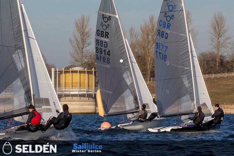 Seldén SailJuice Winter Series: Fernhurst Books Draycote Dash photo copyright Tim Olin / www.olinphoto.co.uk taken at Draycote Water Sailing Club and featuring the 505 class