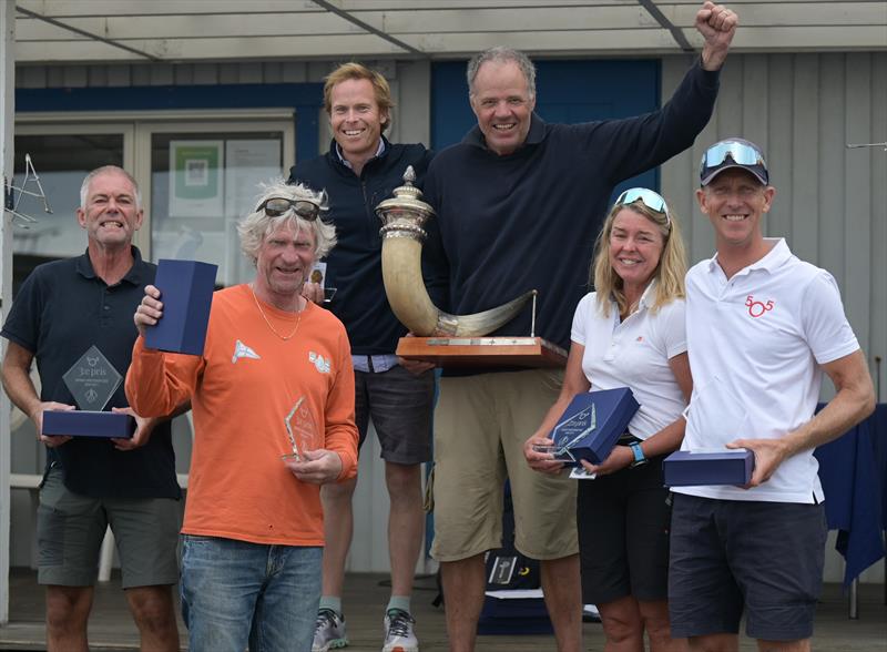 The podium at 505 Euro Cup 4 and Swedish Nationals - photo © Hanseric Orre