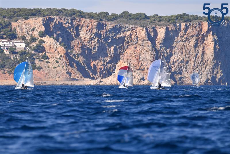 505 European Championship in Spain photo copyright Christophe Favreau / www.christophefavreau.com taken at Club Nàutic Estartit and featuring the 505 class