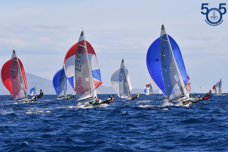505 European Championship in Spain photo copyright Christophe Favreau / www.christophefavreau.com taken at Club Nàutic Estartit and featuring the 505 class