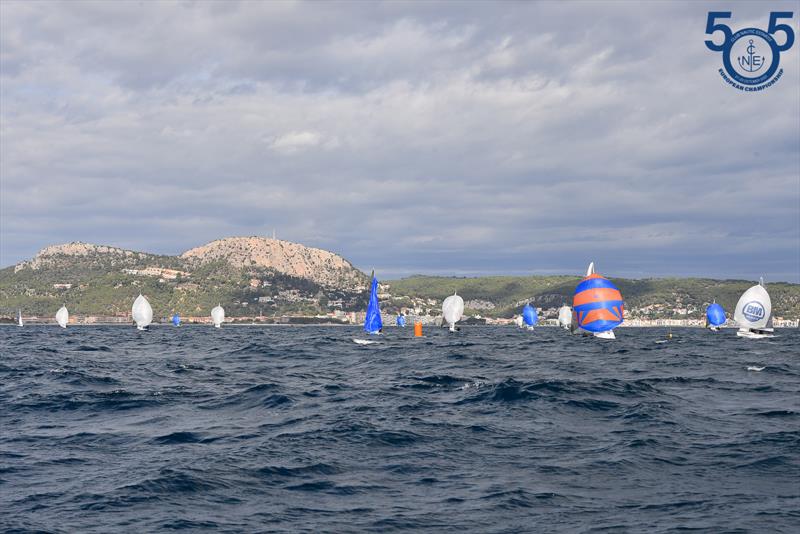 Day 2 - 505 European Championship in Spain photo copyright Christophe Favreau / www.christophefavreau.com taken at Club Nàutic Estartit and featuring the 505 class