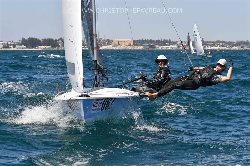 Harken 505 Australian Championships Final Day photo copyright Christophe Favreau taken at Fremantle Sailing Club and featuring the 505 class
