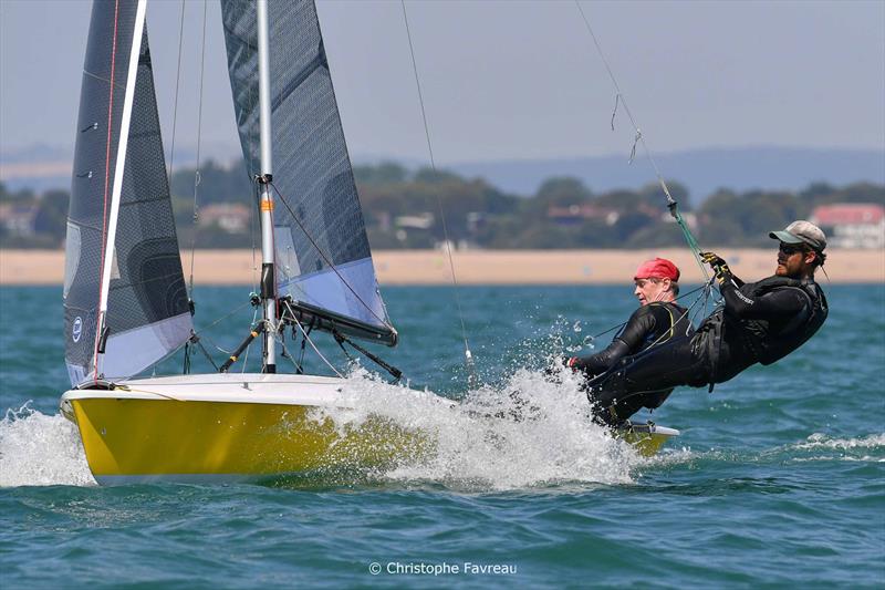 2026 505 Worlds at Hayling Island Day 5 photo copyright Christophe Favreau / www.christophefavreau.com taken at Hayling Island Sailing Club and featuring the 505 class