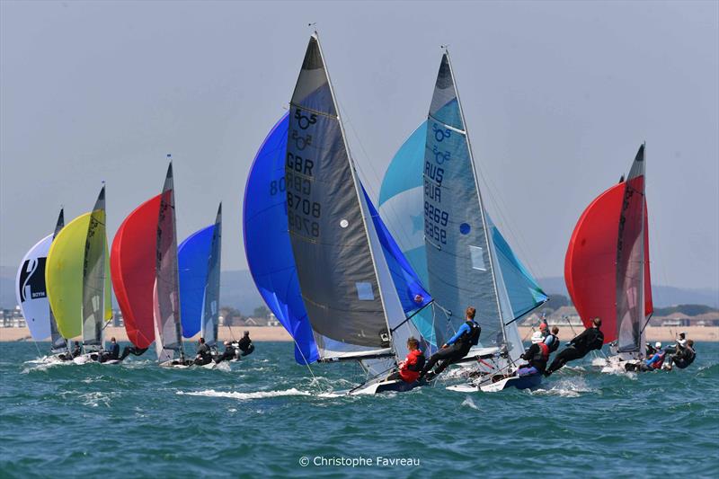 2026 505 Worlds at Hayling Island Day 5 - photo © Christophe Favreau / www.christophefavreau.com