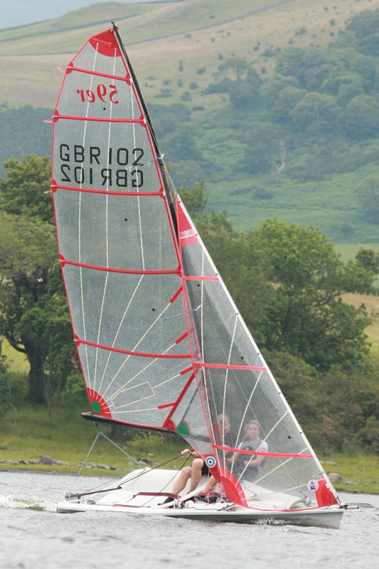 Bassweek Regatta day 4 photo copyright DE Photo taken at Bassenthwaite Sailing Club and featuring the 59er class