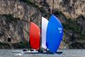 Close racing at the finish to Race 3 - 5.5 Metre Alpen Cup 2024 © Robert Deaves