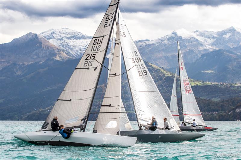 Day 1 of the 5.5 Metre Autumn Trophy at Lake Thun, Switzerland - photo © Robert Deaves