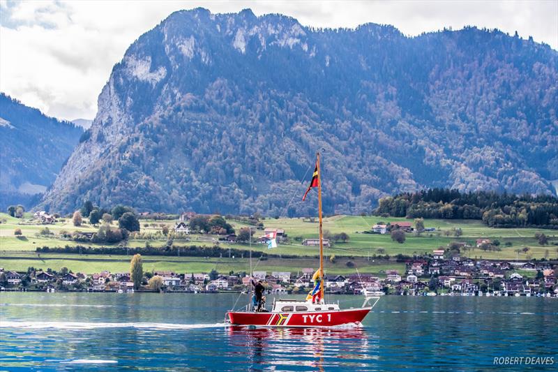 5.5 Metre Autumn Trophy at Lake Thun, Switzerland photo copyright Robert Deaves taken at Thunersee-Yachtclub and featuring the 5.5m class