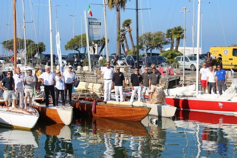 The fleet of 5.5 Meters at the Viareggio Classic Regatta - photo © Paolo Maccione