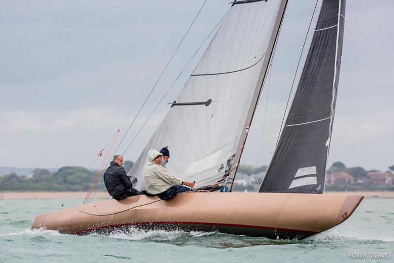 Carabella photo copyright Robert Deaves taken at Royal Yacht Squadron and featuring the 5.5m class