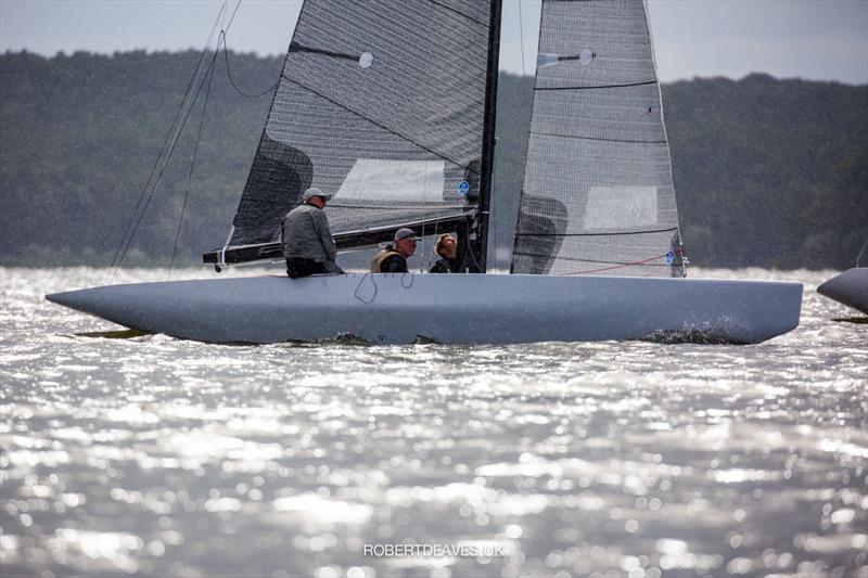 Girls on Film on day 1 of the 5.5 Metre German Open in Berlin photo copyright Robert Deaves / www.robertdeaves.uk taken at Verein Seglerhaus am Wannsee and featuring the 5.5m class