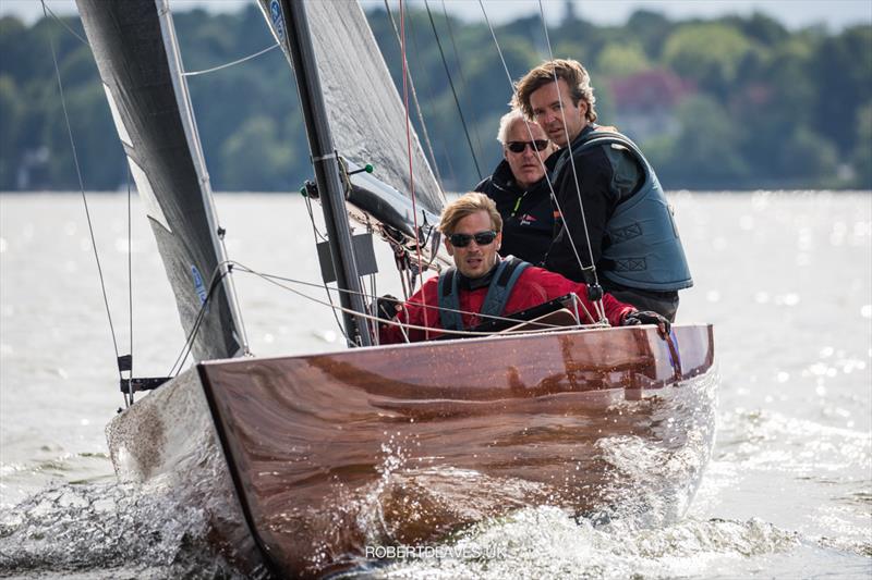 Criollo on day 1 of the 5.5 Metre German Open in Berlin photo copyright Robert Deaves / www.robertdeaves.uk taken at Verein Seglerhaus am Wannsee and featuring the 5.5m class