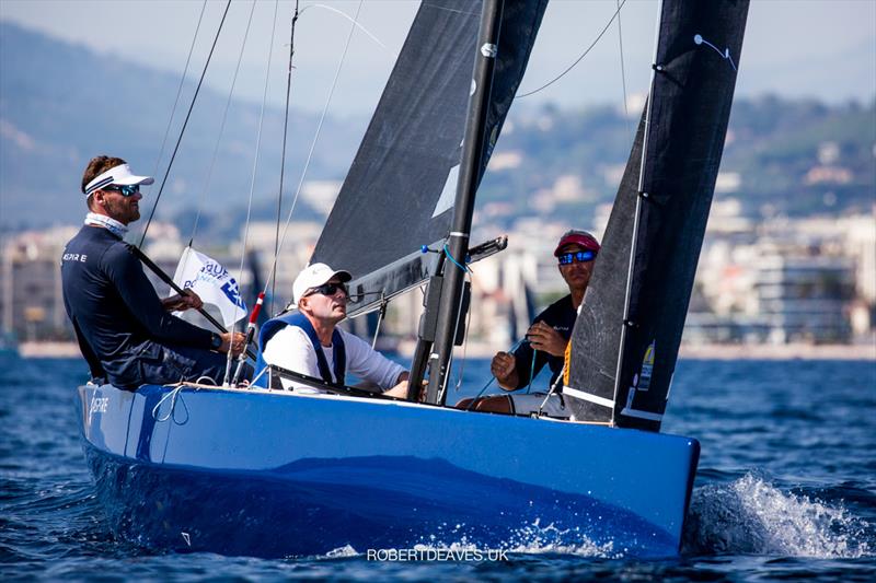 Aspire wins the 2021 5.5 Metre French Open in Cannes photo copyright Robert Deaves taken at Yacht Club de Cannes and featuring the 5.5m class