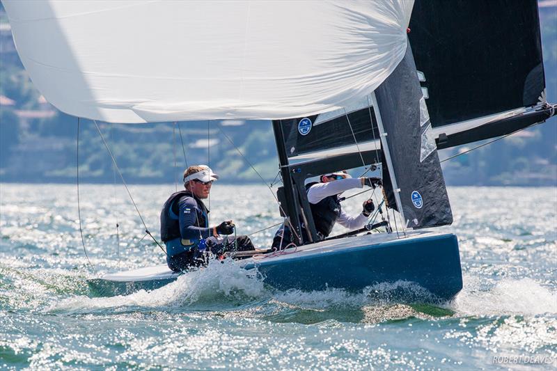 Competitive fleet - 2018 5.5 Metre Swiss/Italian Open - Day 1 - photo © Robert Deaves