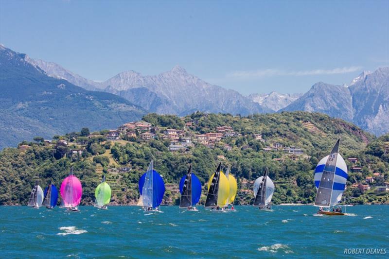 Lake Como - Day 3 - 2018 5.5 Metre Swiss/Italian Open photo copyright Robert Deaves taken at  and featuring the 5.5m class