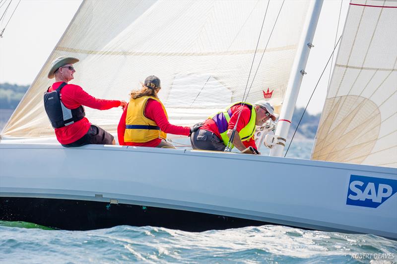 Knock Out - 2018 5.5 Metre German-Dutch Open - Day 1 photo copyright Robert Deaves taken at  and featuring the 5.5m class