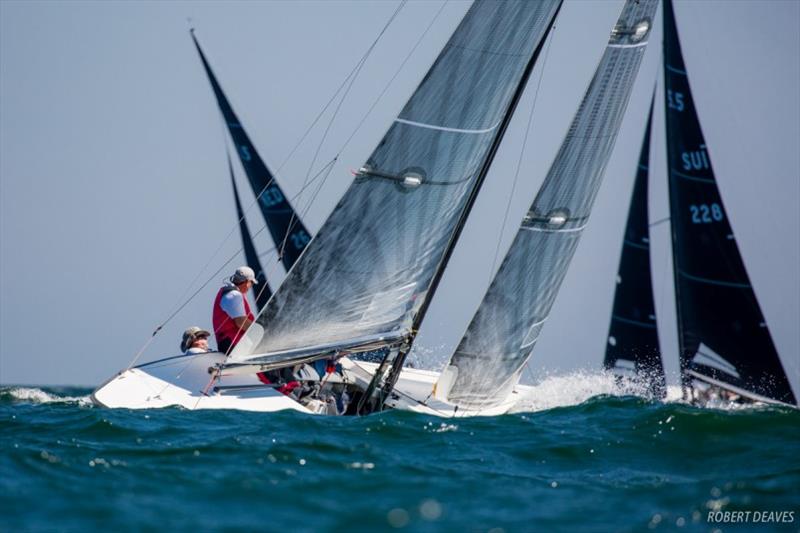 International 5.5 Metres racing photo copyright Robert Deaves taken at Royal Yacht Squadron and featuring the 5.5m class