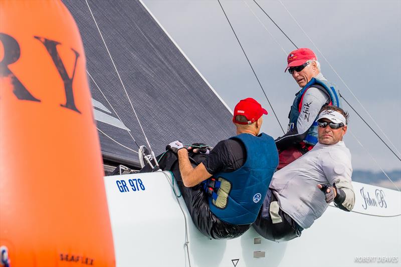 John B - 2018 5.5 Metre World Championship photo copyright Robert Deaves taken at Royal Yacht Squadron and featuring the 5.5m class