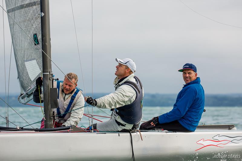 Silver Fox - 2018 5.5 Metre World Championship photo copyright Robert Deaves taken at Royal Yacht Squadron and featuring the 5.5m class