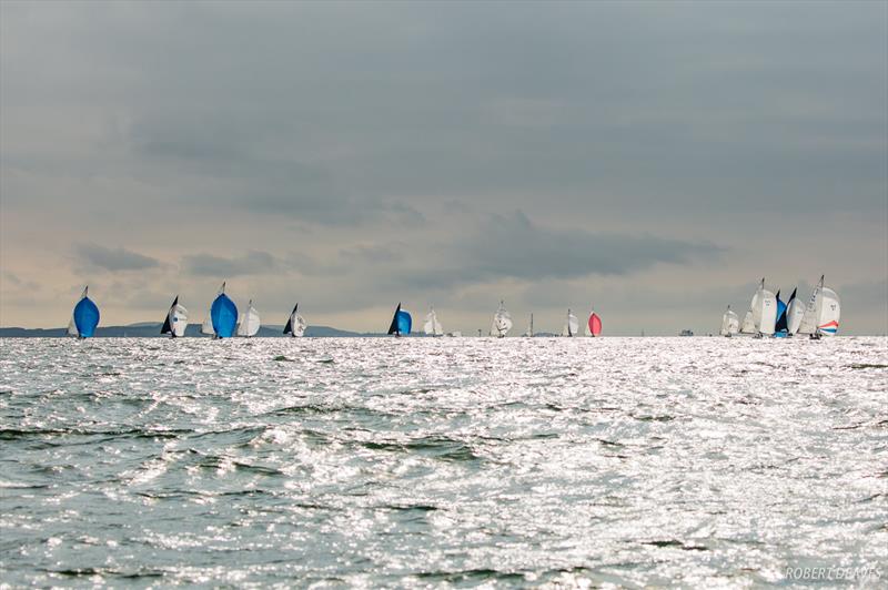 Race 5 - 2018 5.5 Metre World Championship photo copyright Robert Deaves taken at Royal Yacht Squadron and featuring the 5.5m class