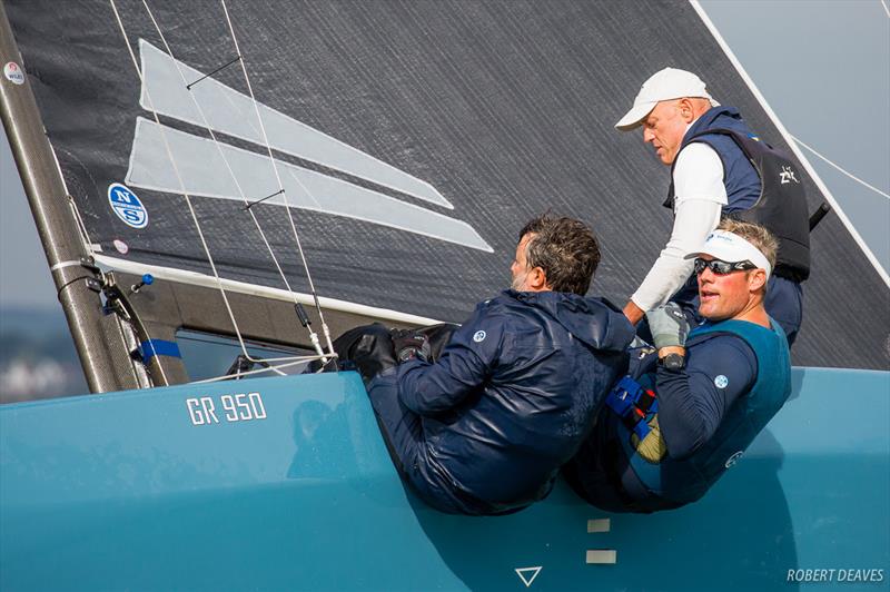 New Moon - 2018 5.5 Metre World Championship photo copyright Robert Deaves taken at Royal Yacht Squadron and featuring the 5.5m class