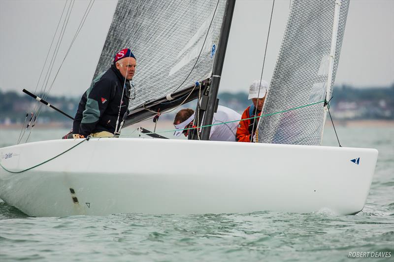 Clark Kent - 2018 5.5 Metre World Championship photo copyright Robert Deaves taken at Royal Yacht Squadron and featuring the 5.5m class