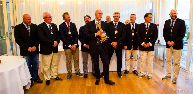 Medalists - 2018 5.5 Metre World Championship photo copyright Robert Deaves taken at Royal Yacht Squadron and featuring the 5.5m class