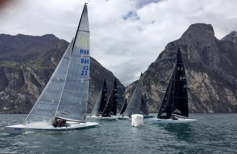 2019 Alpen Cup at Circolo Vela Torbole photo copyright Robert Deaves taken at Circolo Vela Torbole and featuring the 5.5m class