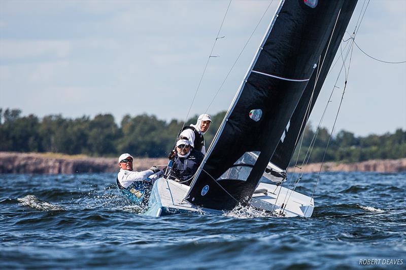 New Moon - Day 1 - 2019 5.5 Metre Worlds in Helsinki photo copyright Robert Deaves taken at  and featuring the 5.5m class