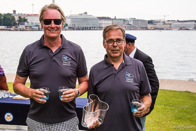 Crew of Tara - 2019 5.5 Metre Worlds in Helsinki photo copyright Robert Deaves taken at  and featuring the 5.5m class