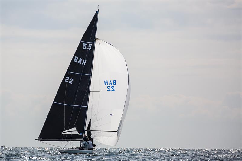 John B - 5.5 Metre World Championship 2019 in Helsinki - Day 5 photo copyright Robert Deaves taken at Neyland Yacht Club and featuring the 5.5m class