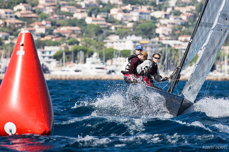 Oro Nero - 41 Régates Royales 5.5 mJI photo copyright Robert Deaves taken at Yacht Club de Cannes and featuring the 5.5m class