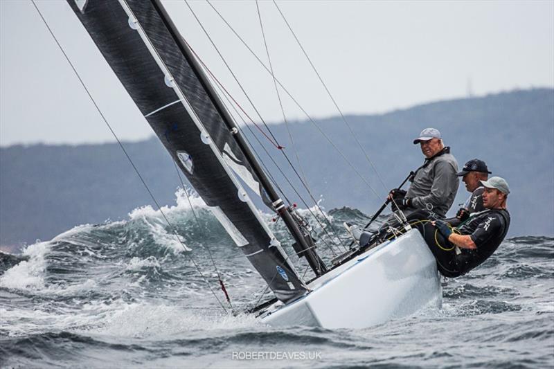 Girls on Film - 2020 International 5.5 Metre World Championship, day 1 photo copyright Robert Deaves taken at Royal Prince Alfred Yacht Club and featuring the 5.5m class