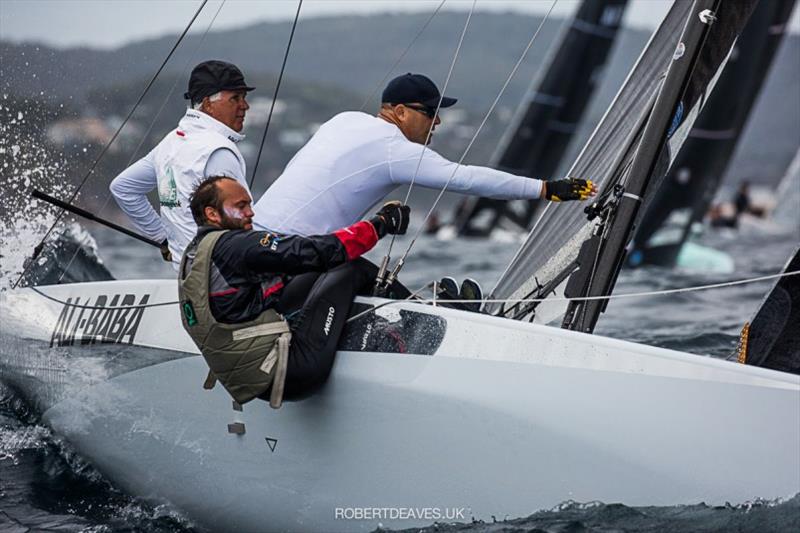 Ali Baba - 2020 International 5.5 Metre World Championship, day 1 photo copyright Robert Deaves taken at Royal Prince Alfred Yacht Club and featuring the 5.5m class