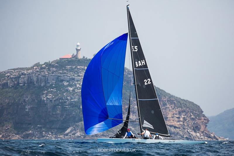 John B - 2020 International 5.5 Metre World Championship, day 2 - photo © Robert Deaves