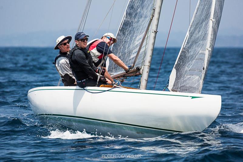 Antares - 2020 International 5.5 Metre World Championship, day 2 photo copyright Robert Deaves taken at Royal Prince Alfred Yacht Club and featuring the 5.5m class