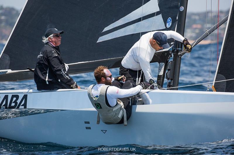 Ali Baba - 2020 International 5.5 Metre World Championship, day 5 photo copyright Robert Deaves taken at Royal Prince Alfred Yacht Club and featuring the 5.5m class