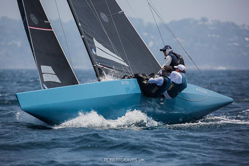 New Moon II at the 2020 World Championship in Newport, Australia photo copyright Robert Deaves taken at Royal Prince Alfred Yacht Club and featuring the 5.5m class