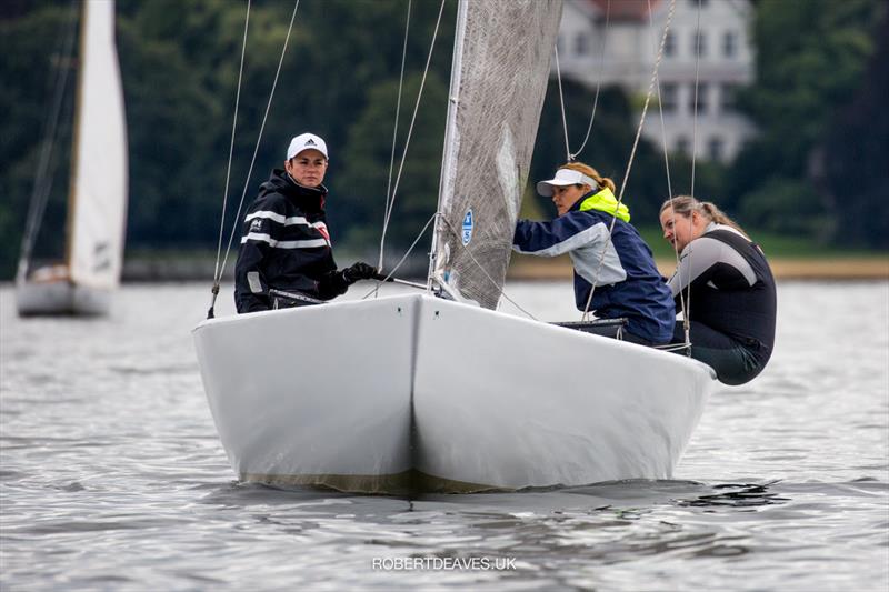Pittwater on day 2 of the 5.5 Metre German Open in Berlin photo copyright Robert Deaves / www.robertdeaves.uk taken at Verein Seglerhaus am Wannsee and featuring the 5.5m class